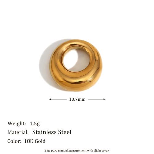 Stainless Steel Pendants 304 Stainless Steel gold color plated DIY Sold By PC