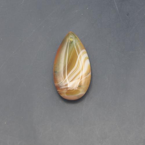 Agate Jewelry Pendants Teardrop DIY Random Color Sold By PC