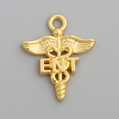 Pendentifs en alliage de zinc, Placage, DIY, 19x23mm, Vendu par PC