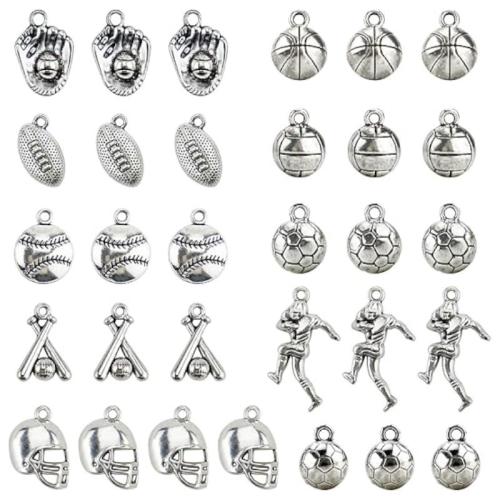 Zinc Alloy Pendler, forgyldt, du kan DIY & forskellige stilarter for valg, flere farver til valg, 100pc'er/Bag, Solgt af Bag