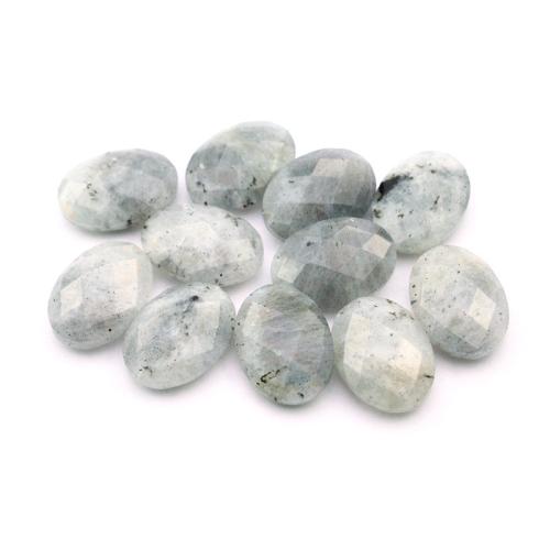 Gemstone Cabochons, Natursten, du kan DIY & forskellige materialer til valg, flere farver til valg, 13x18mm, Solgt af PC