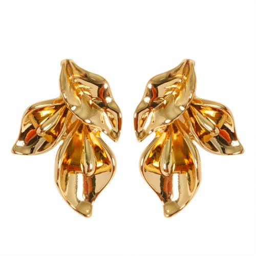 Lo zinco in lega Stud Earring, lega in zinco, placcato, gioielli di moda, nessuno, assenza di nichel,piombo&cadmio, 24x36mm, Venduto da coppia