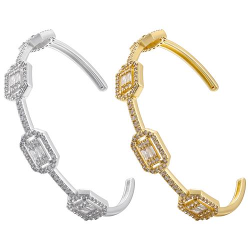 Ciúbach Zirconia Micrimhilseogra réiteodh Bracelet Prás, jewelry faisin & micrea réiteach zirconia ciúbach & do bhean, dathanna níos mó le haghaidh rogha, Díolta De réir PC