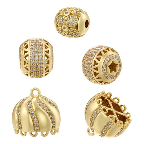 Brass Jewelry Beads plated DIY Sold By PC