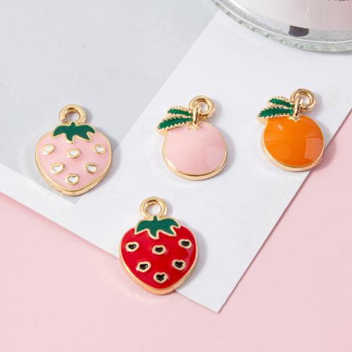 Zinc Alloy Enamel Pendants plated DIY Sold By PC