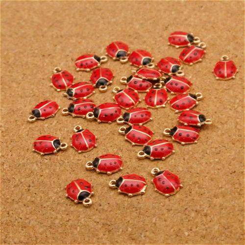 Zinc Alloy émail Pendants, alliage de zinc, Placage, DIY, 11.50x9mm, 100PC/sac, Vendu par sac