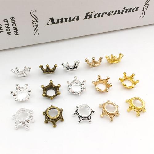 Zinc Alloy Jewelry Beads Crown plated DIY Sold By Bag