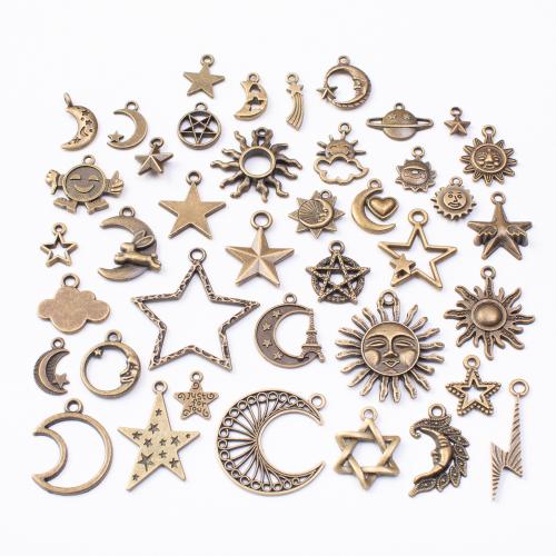 Zinc Alloy Pendants plated random style & DIY Sold By Bag