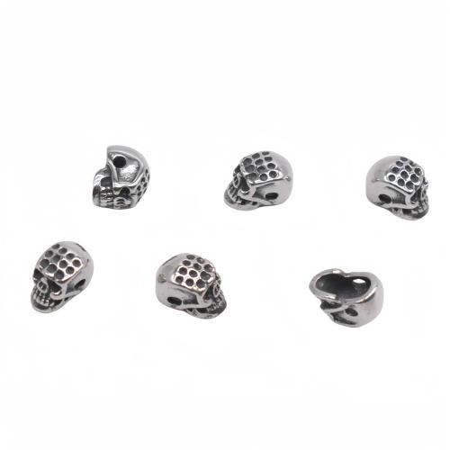 Stainless Steel Beads 304 Stainless Steel Skull DIY Approx Sold By Bag