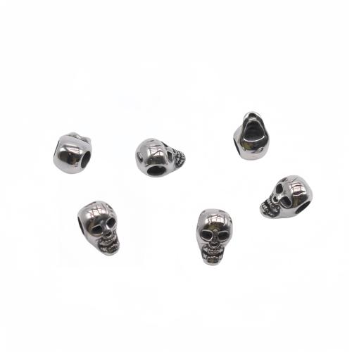 Stainless Steel Beads 304 Stainless Steel Skull DIY Approx Sold By Bag