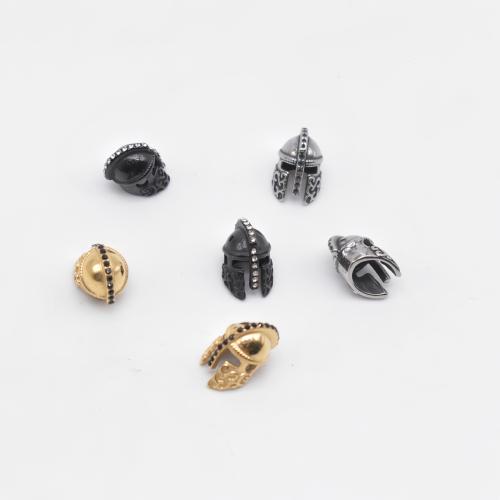 Stainless Steel Beads 304 Stainless Steel Helmet Vacuum Ion Plating DIY Approx Sold By Bag