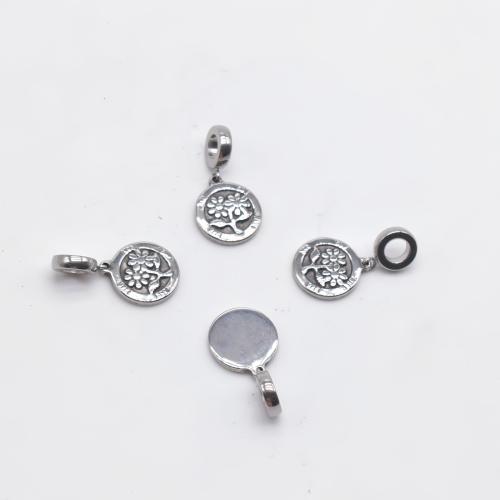 Stainless Steel Pendants 304 Stainless Steel plated DIY Sold By PC