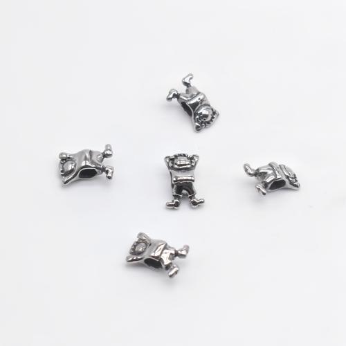 Stainless Steel Beads 304 Stainless Steel plated DIY Sold By PC