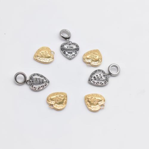 Stainless Steel Pendants 304 Stainless Steel plated DIY Sold By PC