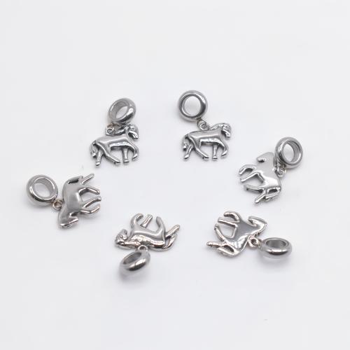 Stainless Steel Pendants 304 Stainless Steel plated DIY Sold By PC