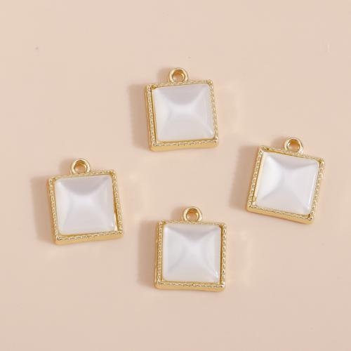 Zinc Alloy Pendants with Cats Eye plated DIY Sold By Bag