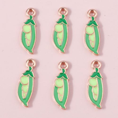 Zinc Alloy émail Pendants, alliage de zinc, Placage, DIY, 10PC/sac, Vendu par sac