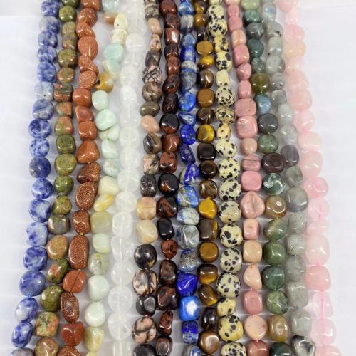 Gemstone smykker perler, Natursten, Runde, du kan DIY & forskellige materialer til valg, flere farver til valg, diameter about:8-10mm, Ca. 40pc'er/Strand, Solgt af Strand