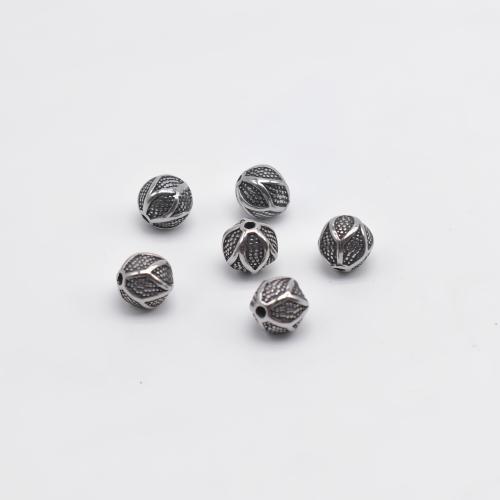 Edelstahl-Beads, 304 Edelstahl, plattiert, DIY, keine, verkauft von PC