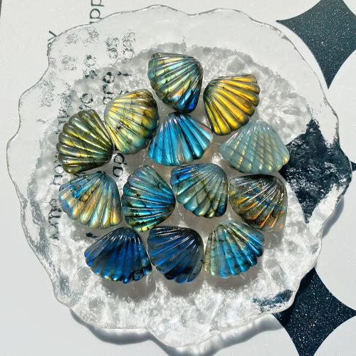 Fashion Decoration Labradorite Shell fashion jewelry blue Sold By PC