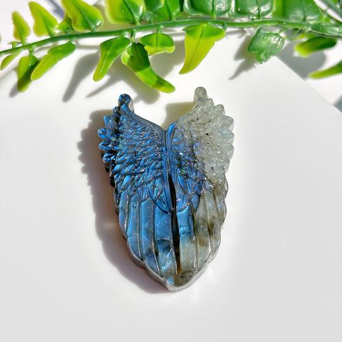 Fashion Decoration Labradorite Wing Shape fashion jewelry blue Sold By PC