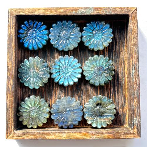 Fashion Decoration Labradorite Flower fashion jewelry mixed colors Sold By PC