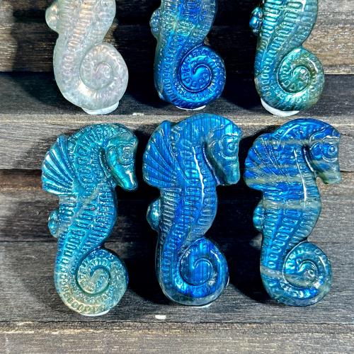 Fashion Decoration Labradorite Seahorse fashion jewelry blue Sold By PC