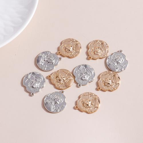 Zinc Alloy Pendants irregular plated DIY Sold By Bag