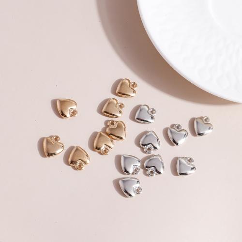 Zinc Alloy Heart Pendants plated DIY Sold By Bag