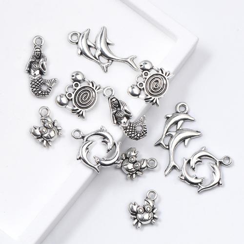 Zinc Alloy Animal Pendants plated DIY Sold By Bag