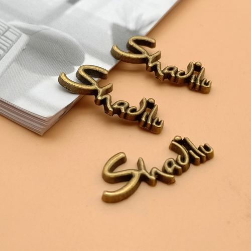 Zinc Alloy Message Pendants plated DIY Sold By Bag