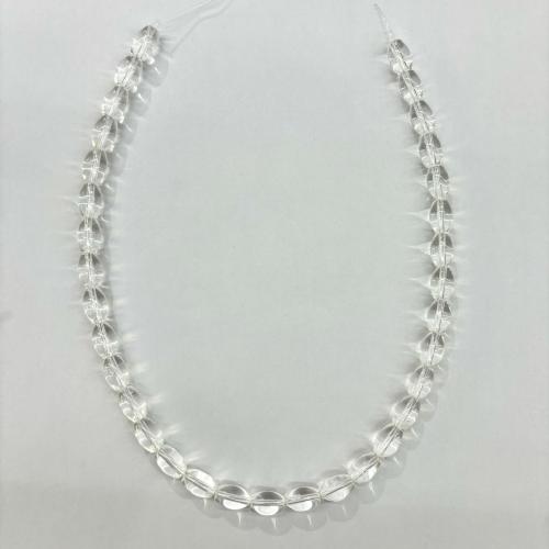 Φυσικό Σαφή χαλαζία χάντρες, Clear Quartz, DIY, σαφής, 8x12mm, Sold Per Περίπου 38 cm Strand