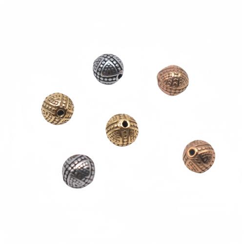 Stainless Steel Beads 304 Stainless Steel Round plated DIY Sold By Bag