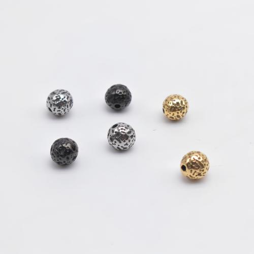 Stainless Steel Beads 304 Stainless Steel Round plated DIY Sold By PC