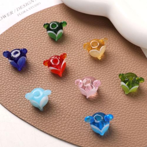 Fashion Glazen kralen, Glas, Vos, DIY, meer kleuren voor de keuze, 16x12mm, Verkocht door PC