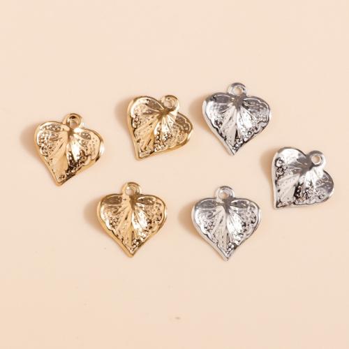 Zinc Alloy Heart Pendants plated DIY Sold By Bag