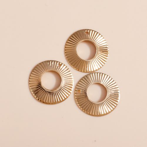 Zinc Alloy Pendants Round plated DIY Sold By Bag