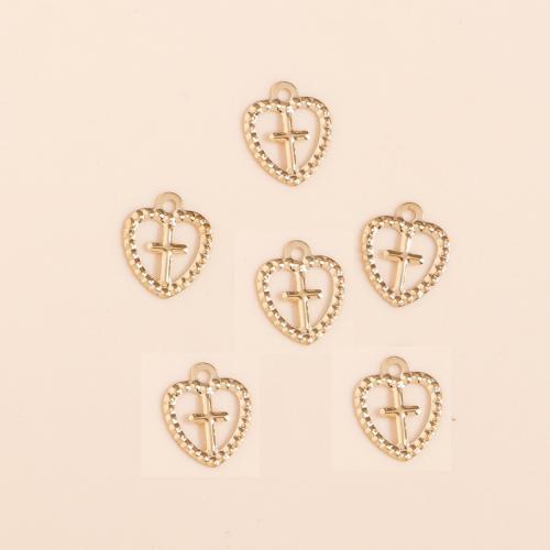 Zinc Alloy Heart Pendants plated DIY Sold By Bag