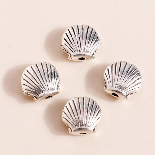 Zinc Alloy Jewelry Beads Shell plated DIY Sold By Bag