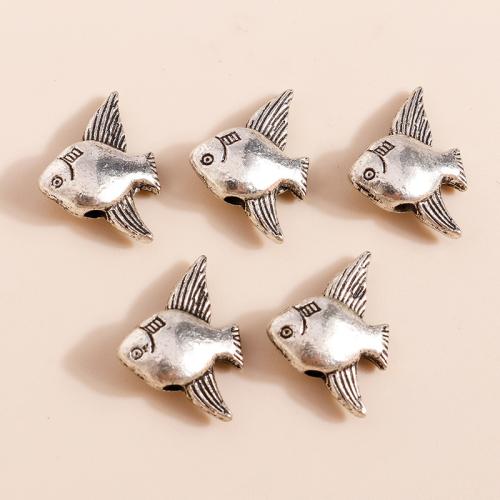 Zinc Alloy Animal Pendants Fish plated DIY Sold By Bag