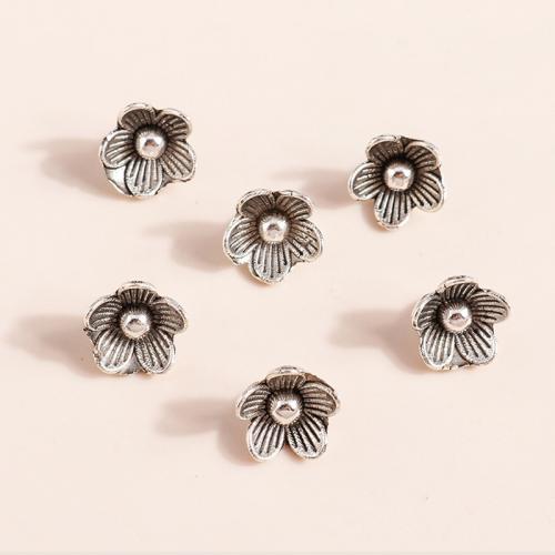 Zinc Alloy Flower Pendants plated DIY Sold By Bag