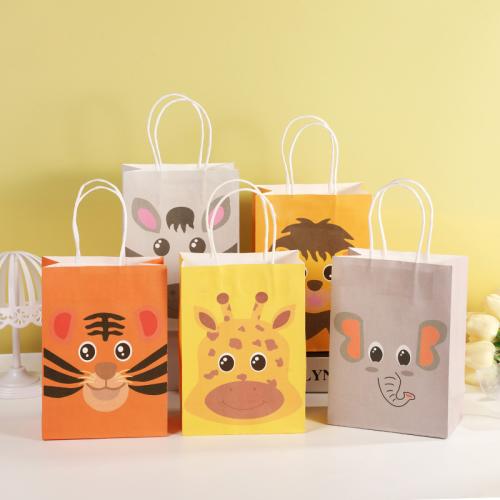 Kraft Gift Bag printing durable Sold By PC