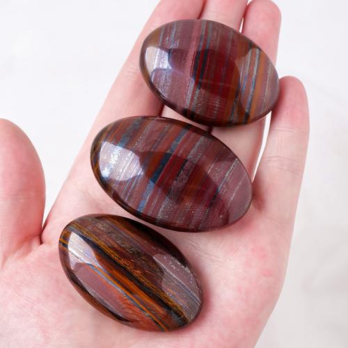 Tiger Eye Decoratie, Ovaal, verschillende grootte voor keus, rood, Verkocht door PC