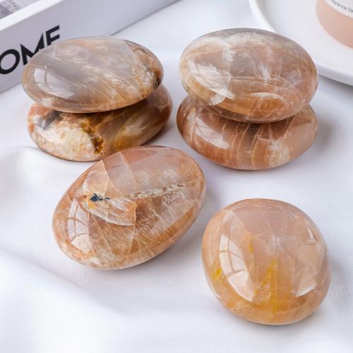 Orange Moonstone Διακόσμηση, Ωοειδής, διαφορετικό μέγεθος για την επιλογή, Sold Με PC