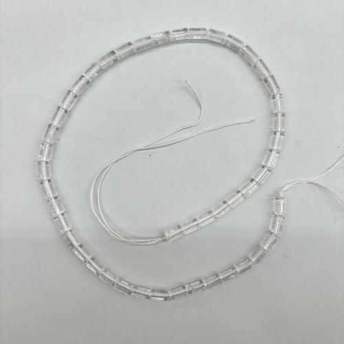 Natural Clear Quartz Beads Column DIY clear Sold Per Approx 40 cm Strand