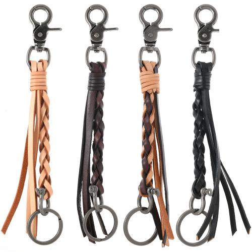 Bag Purse Charms Keyrings Keychains Zinc Alloy with Cowhide & Iron handmade fashion jewelry & Unisex Sold By PC