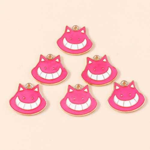 Zinc Alloy Enamel Pendants Monster plated DIY Sold By Bag