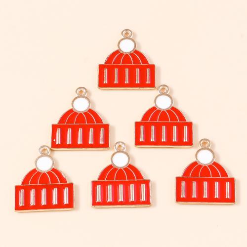 Zinc Alloy émail Pendants, alliage de zinc, Placage, DIY, 10PC/sac, Vendu par sac