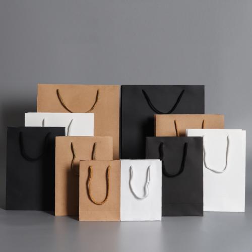 Fashion Gift Bag, Kraft, verschillende grootte voor keus, meer kleuren voor de keuze, Verkocht door PC