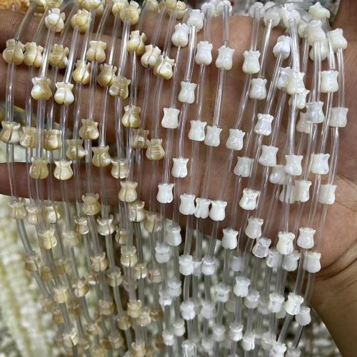 Natural Freshwater Shell Beads Trochus Flower DIY Sold By Strand